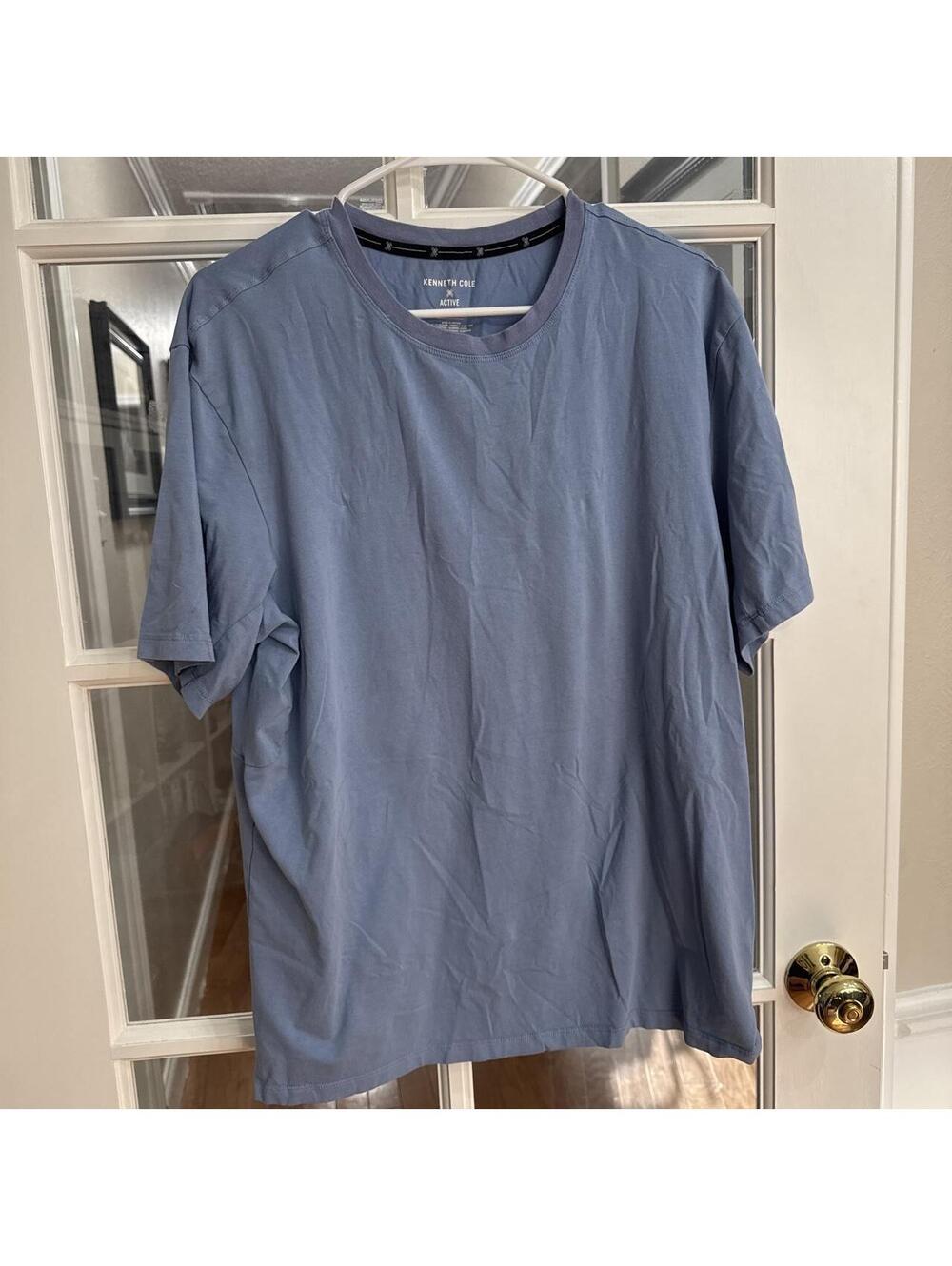 Kenneth Cole Men's Blue Tshirt